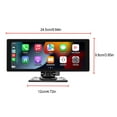 thumbnail image 3 of relayinert Portable Car Play For Car With Dash Cam Car-play Android Auto Mirror Link/Mic/TF/USB/AUX For All Vehicles Bluetooth 12LED Rear Camera, 3 of 6