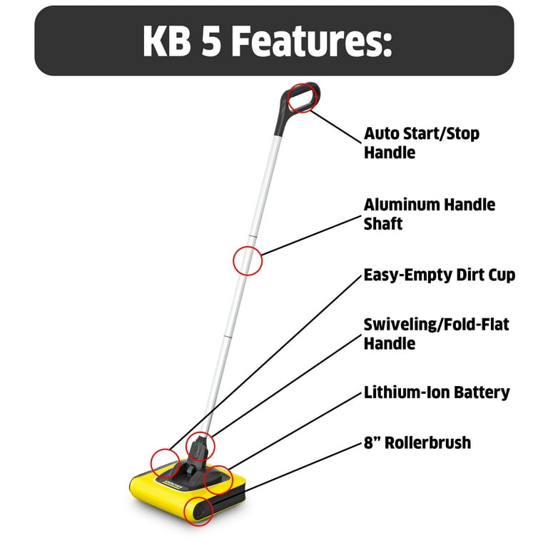 Escoba Eléctrica Karcher Kb5 - 3,7 V