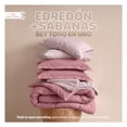 thumbnail image 2 of Set Edredón Matrimonial + Funda De Almohada + Sábanas 7 Pzas Real Textil Malva - Rosa, 2 of 8