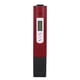 thumbnail image 2 of Digital LCD Prueba de calidad del agua Pluma Filtro de pureza TDS Meter Tester 0 ‑ 9999 PPM Temp Rojo, 2 of 6