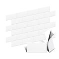thumbnail image 1 of Panneau d'Isolation Acoustique 24 Packs, 6 X 12 X 0,4 Pouces d'Absorption Acoustique et de Réduction du Bruit, Tapis de Panneau d'Isolation Acoustique Blanc, 1 of 5