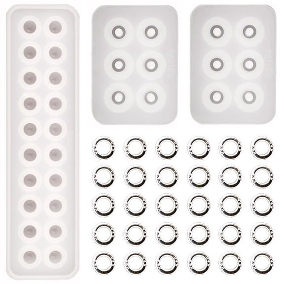 Osdhezcn Sphere Silicone Resin Molds Round Silicone Mold DIY Epoxy Resin Ball Molds