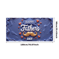 thumbnail image 3 of Colorful Design Happy Father's Day Decorative Banner with Mustache and Hearts for Holiday Celebration Indoor Decoration Photo Shoot, 3 of 8