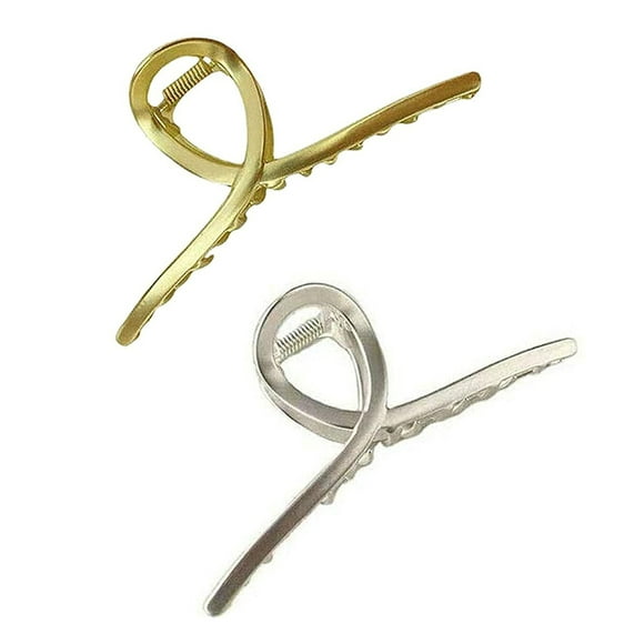 Girls Hair Accessories for Women Moonker Hair Clips 2PC Women's Grip Back Of Head Shark Clip French Retro Clip