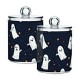 thumbnail image 2 of Ckdifva Stars and Ghosts Storage Jar with Lid Acrylic Organization Storage Containers Set of 2, 2 of 7
