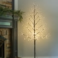 thumbnail image 3 of Wintergreen Lighting 6 Ft Black Fairy Light Tree, Warm White LED Lights Indoor Home Decor, 3 of 8