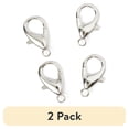 thumbnail image 1 of CUITING Cousin DIY Silver Lobster Clasp  4 Pc  Large Metal Clasp  16 x 30mm, 1 of 7