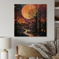 thumbnail image 2 of Designart "Harlem at Night Vibrant Renaissance Vibes II" Harlem Renaissance Print on Natural Pine Wood, 2 of 5