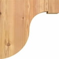 thumbnail image 3 of 3 1/2"W x 12"D x 12"H Del Monte Smooth Corbel, Western Red Cedar, 3 of 9