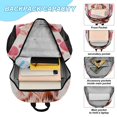 thumbnail image 4 of ALAZA Highland Cattle Footprints School Backpack Lunch Box Set Student Bookbag, 4 of 7