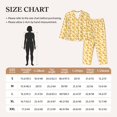 thumbnail image 4 of Balery yellow rubber ducks Conjunto de Pijama con Estampado para Mujer, Conjunto de Dos Piezas con Manga Larga, Ropa de Dormir Suave con Bolsillos, Pijamas Cómodos-Medium, 4 of 7