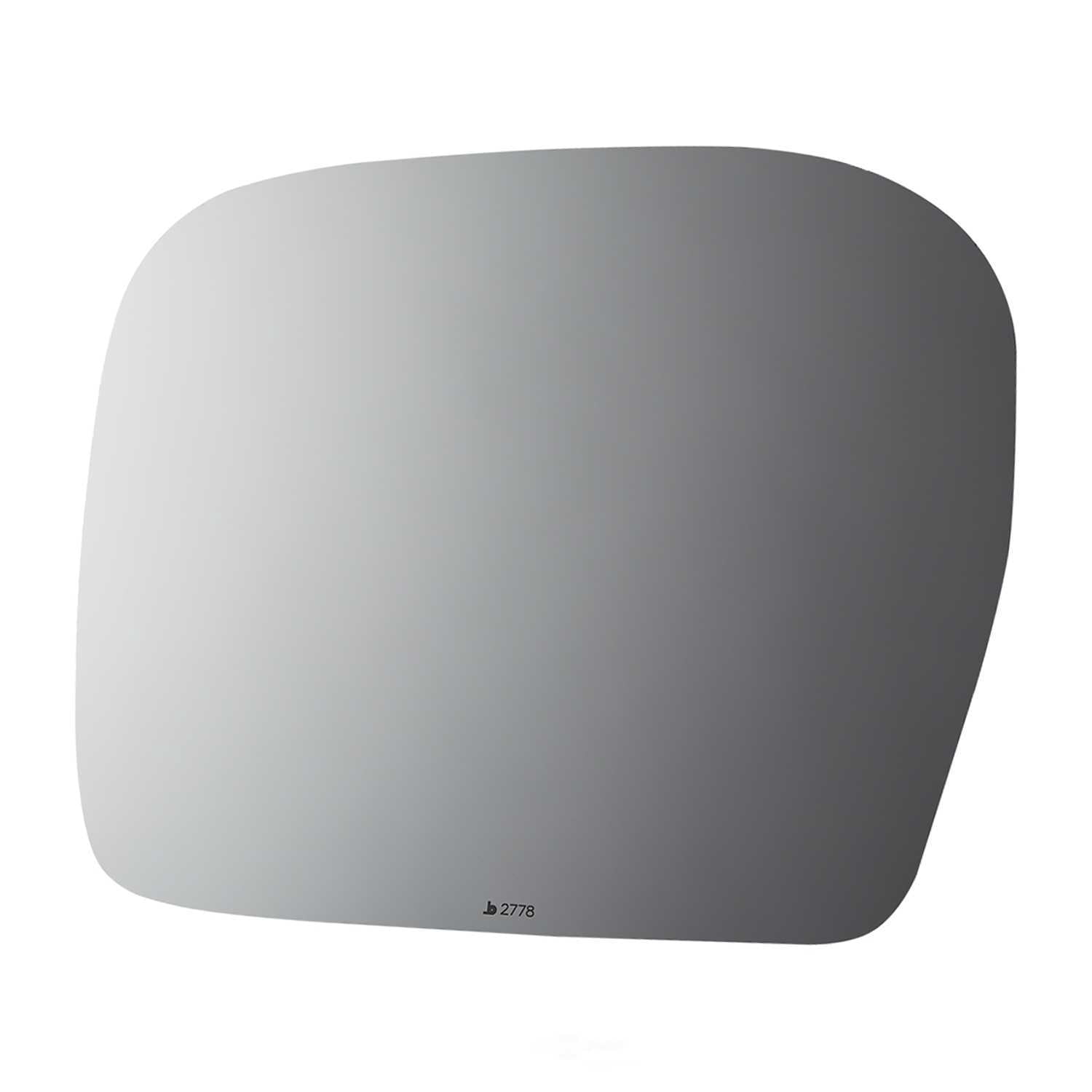 Burco Side View Mirror Replacement Glass - Clear Glass - 2778