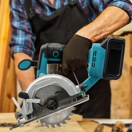 

4.9 Cordless Electric Saw with Charger & Parallel Guide Cutting Blade 4000RPM