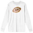 thumbnail image 7 of A&W Root Beer Float Crew Neck Long Sleeve White Adult Tee
-Small, 7 of 7