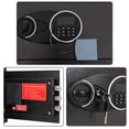 thumbnail image 3 of Electronic Safe Box, Steel Digital Security Safe Box 10.6" H, Black, 3 of 7