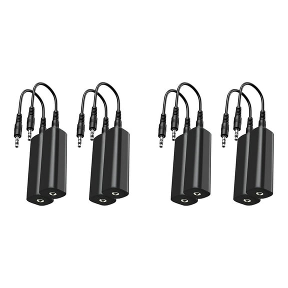 Ground Loop Isolator Noise Filter for Car Audio/Home Stereo,8 PCS Ground Loop Noise Isolator with 3.5mm Audio Cables