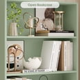 thumbnail image 3 of Homfa 82" Tall Bookcases, Freestanding Display Storage Shelves, 7-Tier Open Bookshelf for Home Office Living Room Bedroom, Green, 3 of 8