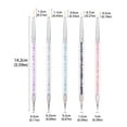 thumbnail image 3 of Double Ended Nail Design Brushes Gel Manicure Pen Polish Drill Interior Brush Set for, 3 of 9