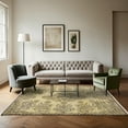 thumbnail image 4 of Brown Oriental Area Rugs for Living Room Washable Rugs Boho Moroccan Area Rug Soft Neutral Geometric Bohemian Carpet Distressed Indoor Rug for Bedroom Dining Room Office Foldable Nonslip Rug, 4 of 9