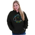 thumbnail image 3 of Tootsie Roll Pop Mr Owl Neon Sign Hoodie Sweatshirt Women Men Brisco Brands M, 3 of 6