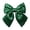 Green, variant on Xingjin Glitter Bow Ornaments, Christmas Tree Bows With Hollow-Out Design, Holiday Wreath Accent For Xmas Tree And Party Decor