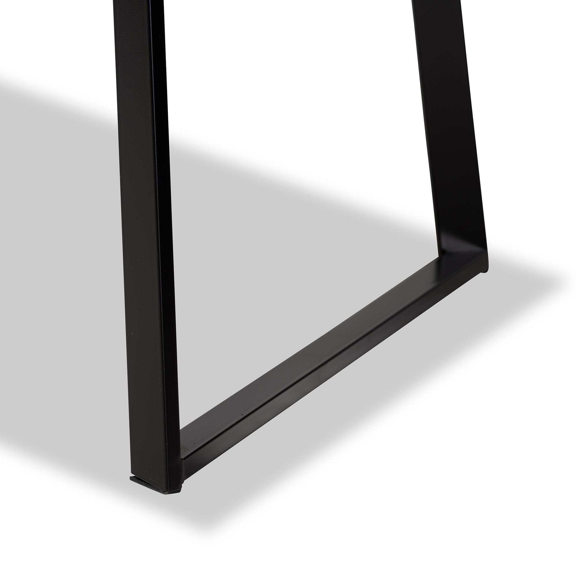 Baxton Studio Elida Modern and Contemporary Walnut Brown Finished Wood and Black Metal 5-Piece Dining Set