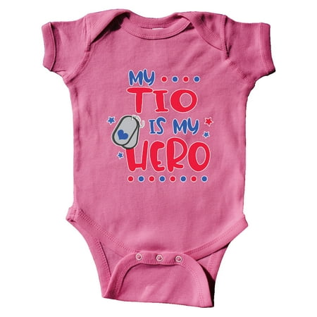 

Inktastic Memorial Day My Tio is My Hero Gift Baby Boy or Baby Girl Bodysuit