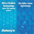 thumbnail image 6 of Doheny's Clear-Tek Micro Bubble Solar Pool Cover for Inground Swimming Pools | Increase Solar Energy Absorption, Retain Heat, Reduce Evaporation, Reduce Heat Loss & Save, 12x24 ft Clear 3200, 6 of 7