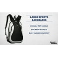thumbnail image 3 of Large Sports Backpack with Mesh Pockets Set of 10, Bulk Pack - Perfect for School, Office, Outdoor Sports - Grey, 3 of 5