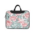 thumbnail image 2 of YFYANG 15.6 inch Universal Laptop Bag Oxford Cloth Laptop Sleeve, Multi-functional Vintage Rose Line Doodle Notebook Computer Messenger Bag Handbag, 2 of 8