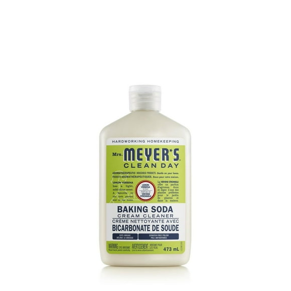 Crème nettoyante au bicarbonate de soude de Mrs. Meyer, citron verveine, 473 ml