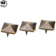 thumbnail image 2 of 100pcs Rivets, Square Pyramid Punk Rivets for Bracelets, Clothing, Handbag Leather Rivet Punk Rivet with 4 Claw Metal Studs, 2 of 7