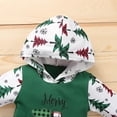 thumbnail image 2 of Bebé recién nacido Navidad Navidad con capucha mameluco mono ropa, 2 of 3