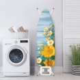 thumbnail image 3 of Kuiaobaty Sunflower Daisy Flower Wood Grain Ironing Board Cover Non-Slip Ironing Board Replacement Cover Protective Scorch Polyster with Elastic Edge Home & Kitchen Accessories, 3 of 5