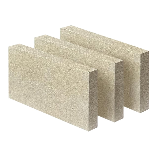 Ladrillos Refractarios Protalwell 23x11x2 cm Alta Temperatura 3 Piezas