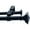 Black, variant on 5/8-inch Diameter Square Telescoping Double Window Treatment Curtain Rod New