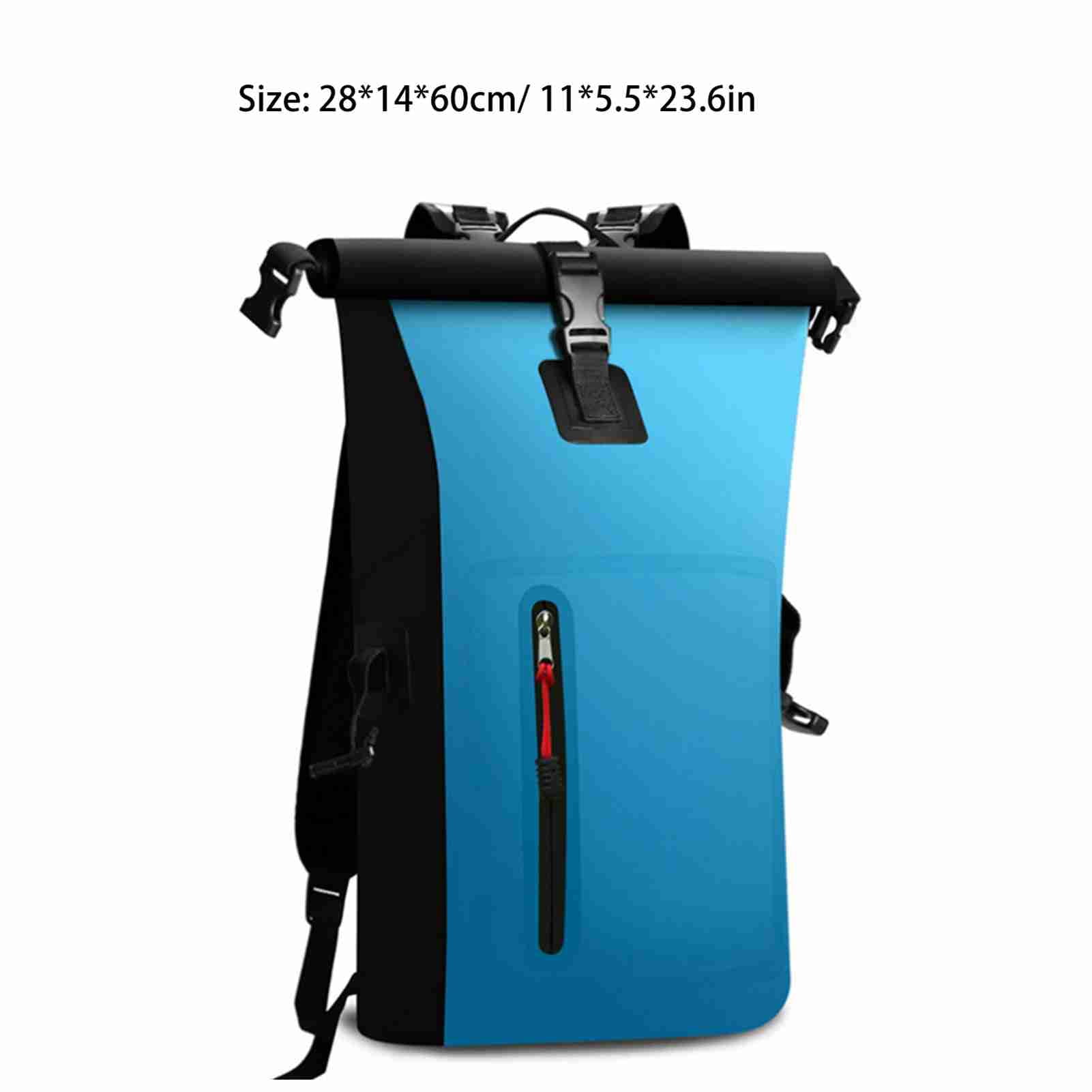 Water Resistant Sports Backpack Wet And Dry Large Capacity Portable Dry Bag For Swimming Rafting Fishing