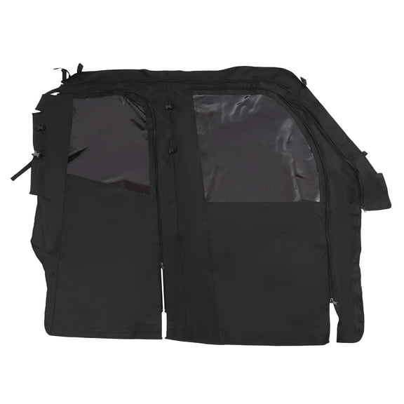 KOJEM Soft Door Compatible with 2015-2024 Kawasaki Mule PRO FXT & DXT Plastic Black