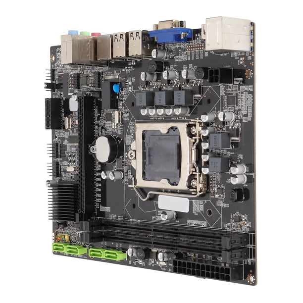 Placa Base, Fuente De Alimentación Polifásica Placas Base De Computadora 4 Pines 24 Pines Interfaz Frontal USB2.0 Pin HD VGA Para I5 Para I3 Procesadores Para I7 LHCER Gaming Motherboard