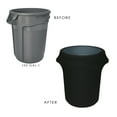 thumbnail image 2 of Your Chair Covers - 32 Gallon Spandex Trash Can/Waste Container Cover Black, 2 of 4