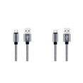 thumbnail image 4 of Moyic Caliente en 2019 5V2.4A Cable Micro USB Cable de USB de teléfono móvil de carga rápida trenzado de nailon para Type2 NO2, 4 of 5