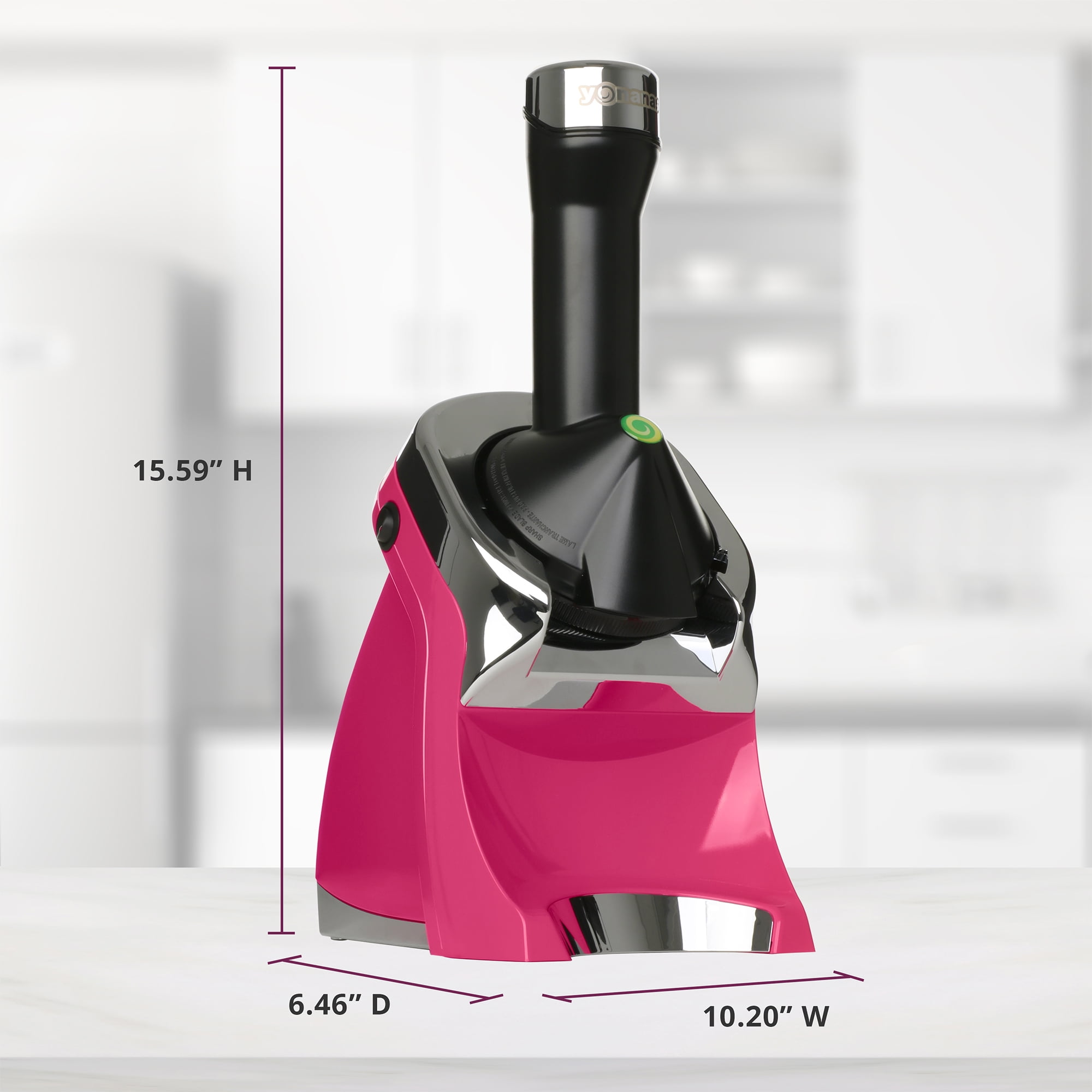 Yonanas Deluxe Healthy Soft-Serve Dessert Maker/75 Recipe Book