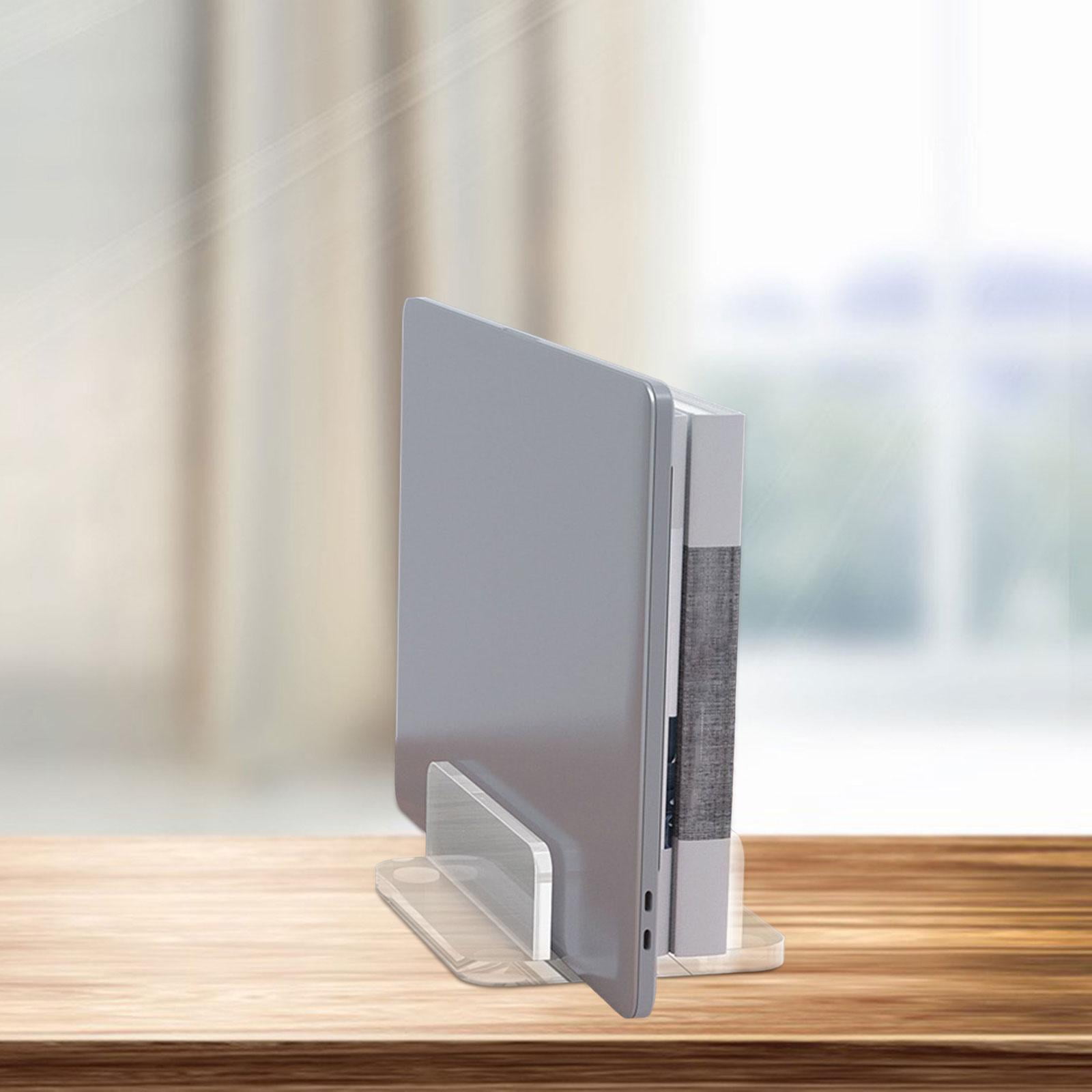 Vertical Laptop Stand Devices Multi Use Space Saving Compact Universal