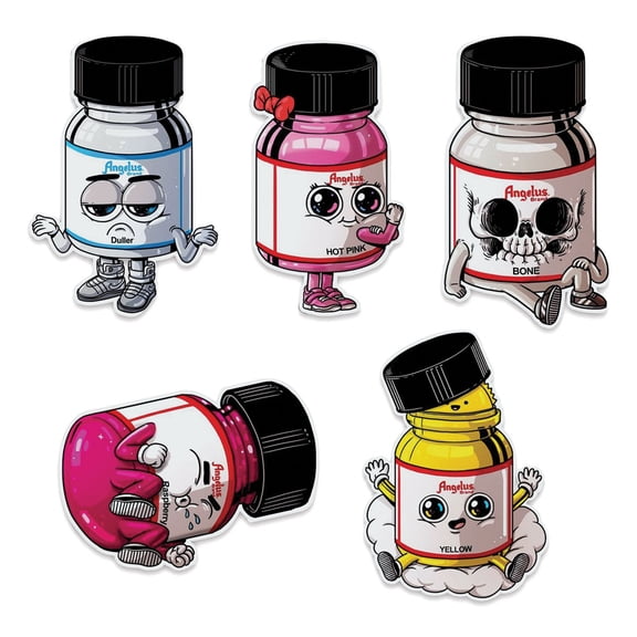 Angelus Sticker Pack - AlexMDC #4, Set of 5