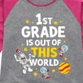 thumbnail image 3 of Dr. Seuss - First Grade Out Of This World - Youth Girls Raglan Graphic T-Shirt, 3 of 6