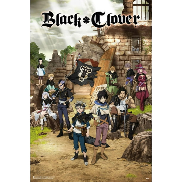 Poster Studio B Black Clover One Sheet 36x24 Wall Art P56 Walmart Com Walmart Com