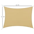 thumbnail image 3 of Voiles d'ombrage Outsunny Rectangle 13'x20 ', 3 of 10