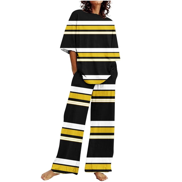Hauts à Manches Courtes pour Femmes Costume d'Été Mode Short Imprimé Pantalons Colorés Costume Décontracté Deux Pièces Hauts à Manches Courtes pour Femmes Hauts d'Été pour Femmes avec Manches