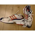 thumbnail image 3 of Adi - das Originals OZWEEGO PRO Shoes in Core White / Crew Orange / Red Size UK 5, 3 of 6