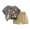 B0730-Grey, variant on NIEWTR Toddler Boy Girl Short Sleeve T-Shirt and Elastic Waistband Elastic Shorts Outfit Set 2Pcs Cotton Outfits Summer Pjs 5t 6t Children's Day Gift 2PCS Set ,3-4 Years